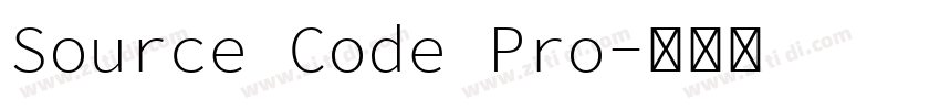 Source Code Pro字体转换